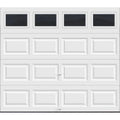 Clopay Classic Insulated Garage Door 9�7 ft, R-Value 6.5, White with Plain Window