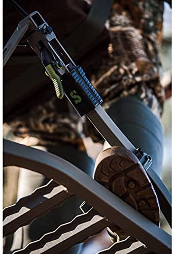 Summit Viper SD Climbing Treestand �� Lightweight Aluminum, Foam Padded Seat, 300 lbs Capacity, Includes Safety Harness