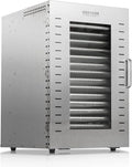 Commercial Food Dehydrator 16 Trays 1500W 70-190掳F Large